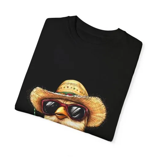 Funny Beach Bird T-Shirt - Unisex Garment-Dyed Summertime Tee - Image 30
