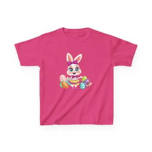 Easter Bunny Kids Tee - Cute Cotton T-Shirt for Spring Celebrations - Image 22