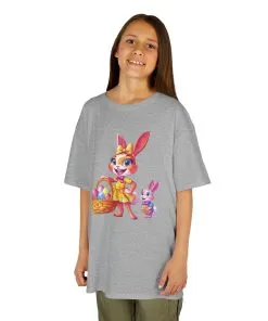 Easter Bunny Kids Tee - Cute Cotton T-Shirt for Spring Celebrations