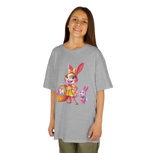 Easter Bunny Kids Tee - Cute Cotton T-Shirt for Spring Celebrations