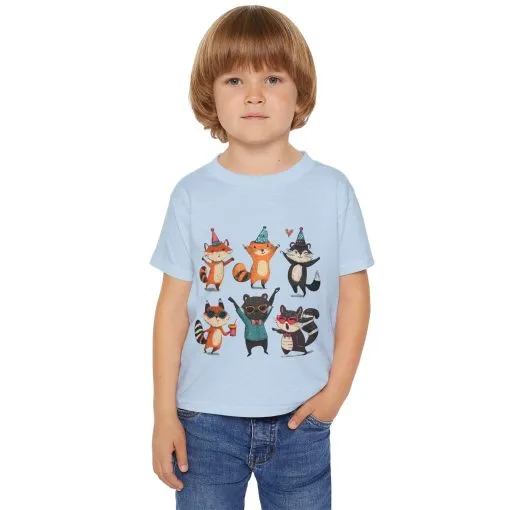 Fun Party Animal Toddler T-Shirt - Cute Animal Design - Image 2