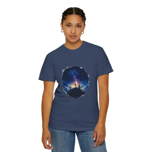 Galactic Night Unisex Garment-Dyed T-Shirt - Cosmic Adventure Tee - Image 20