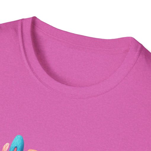 Happy Easter Unisex Softstyle T-Shirt - Fun Spring Bunny Design - Image 67