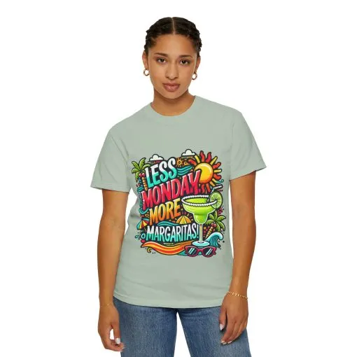 Less Monday More Margaritas Unisex T-Shirt - Fun Summer Vibes - Image 29