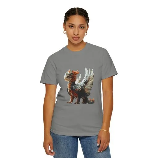 Mythical Creature Unisex Garment-Dyed T-Shirt - Perfect for Fantasy Lovers - Image 4