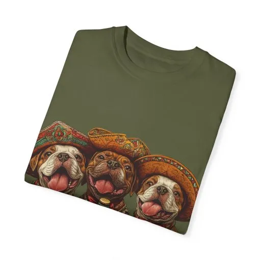 Funny Pug Party T-Shirt - Unisex Garment-Dyed Tee for Dog Lovers - Image 3