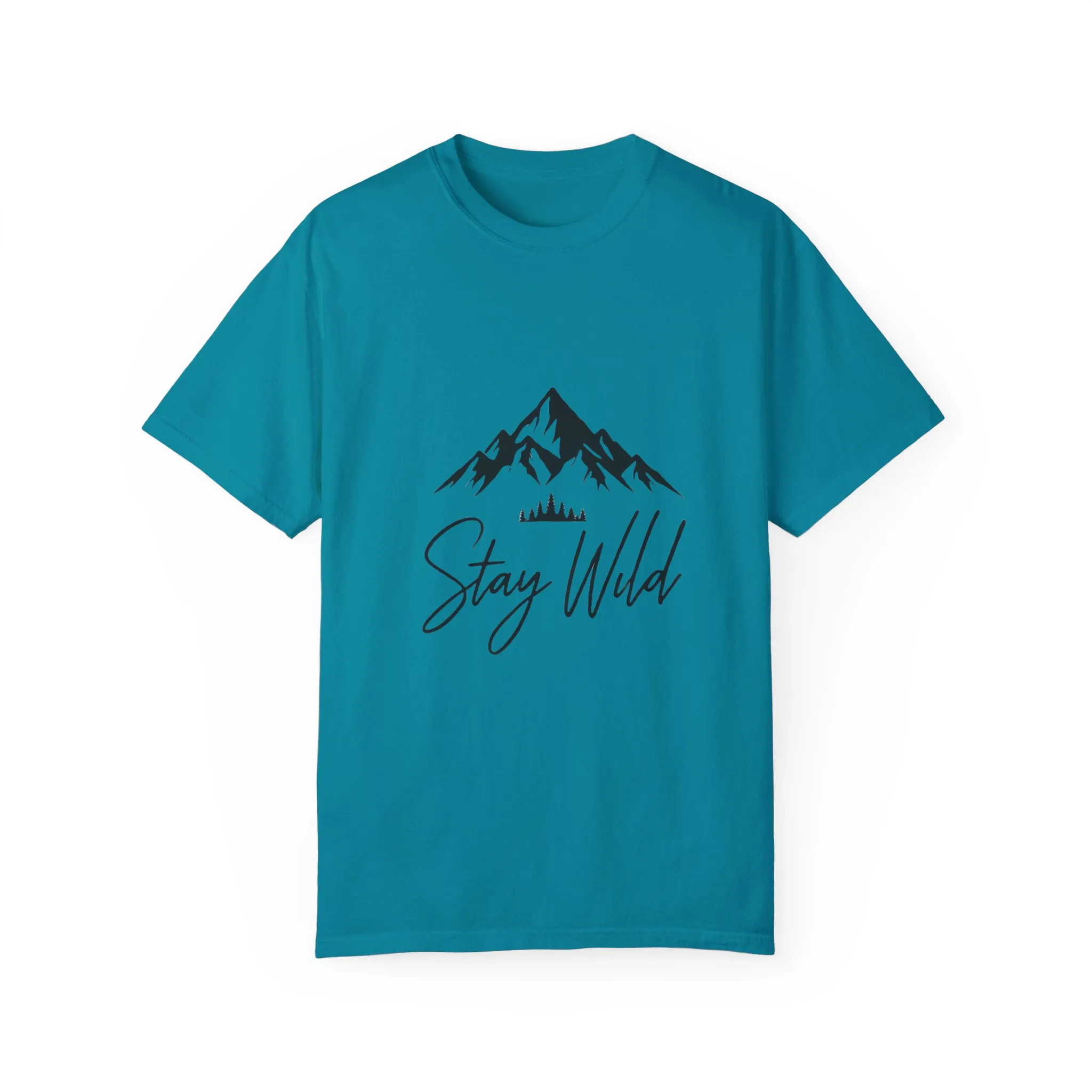 Stay Wild Unisex Garment-Dyed T-Shirt - Adventure & Nature Inspired - Image 33