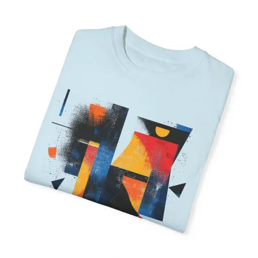 Colorful Abstract Art T-Shirt | Unisex Garment-Dyed Tee - Image 18