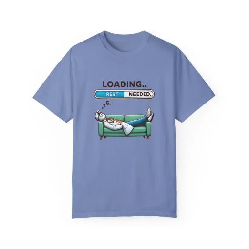 Loading Rest Needed Unisex Garment-Dyed T-Shirt - Image 25