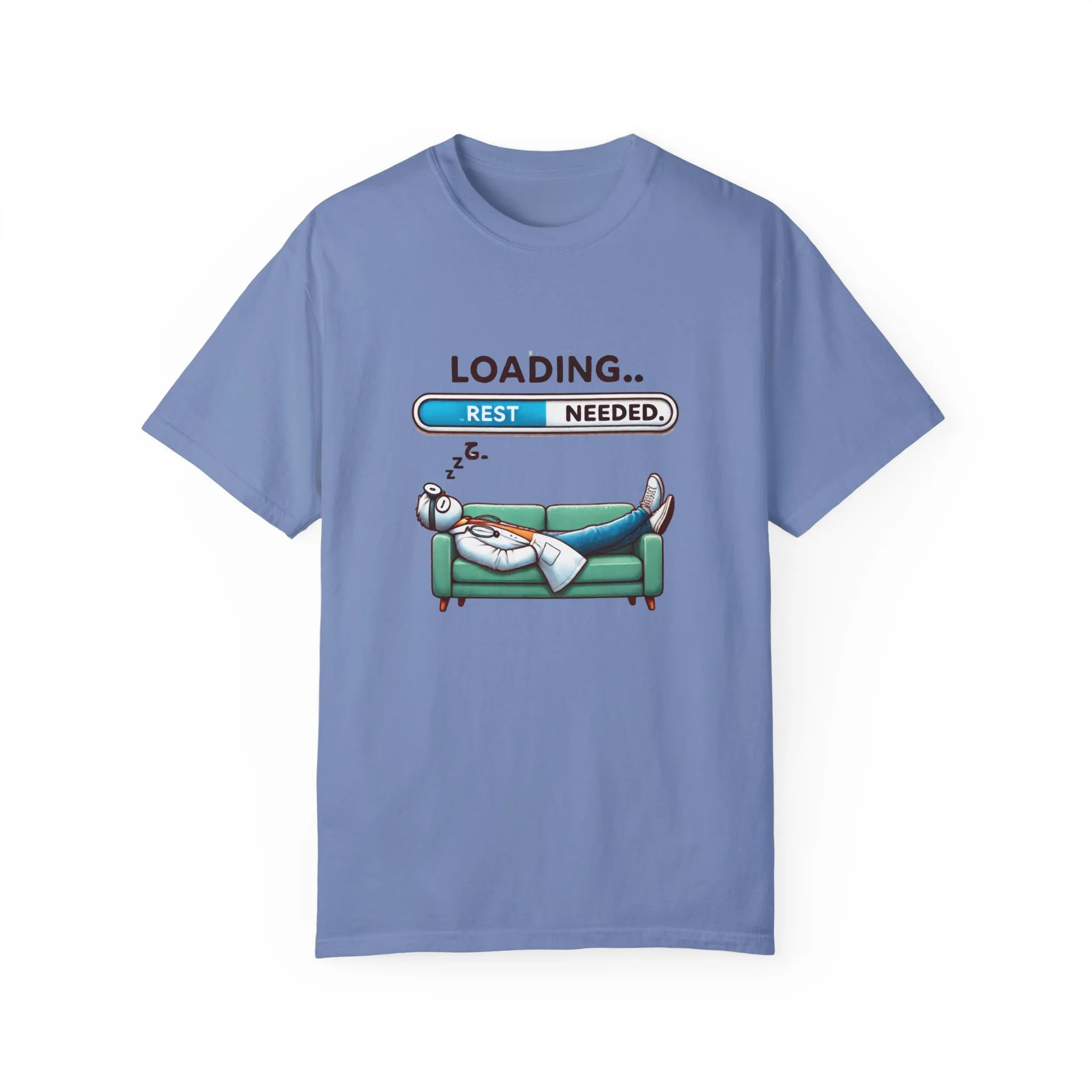 Loading Rest Needed Unisex Garment-Dyed T-Shirt - Image 25