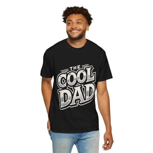 Cool Dad Garment-Dyed Unisex T-Shirt – Perfect Gift for Father's Day