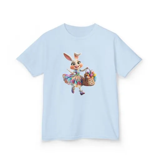 Easter Bunny Kids Tee - Cute Cotton T-Shirt for Spring Celebrations - Image 17