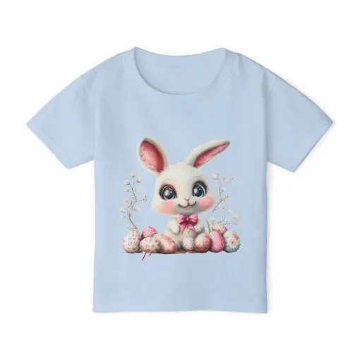 Adorable Easter Bunny Toddler T-Shirt - Cute Kids Spring Tee - Image 4