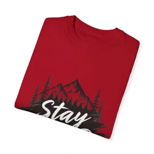 Stay Wild Unisex Garment-Dyed T-Shirt for Adventure Lovers - Image 58