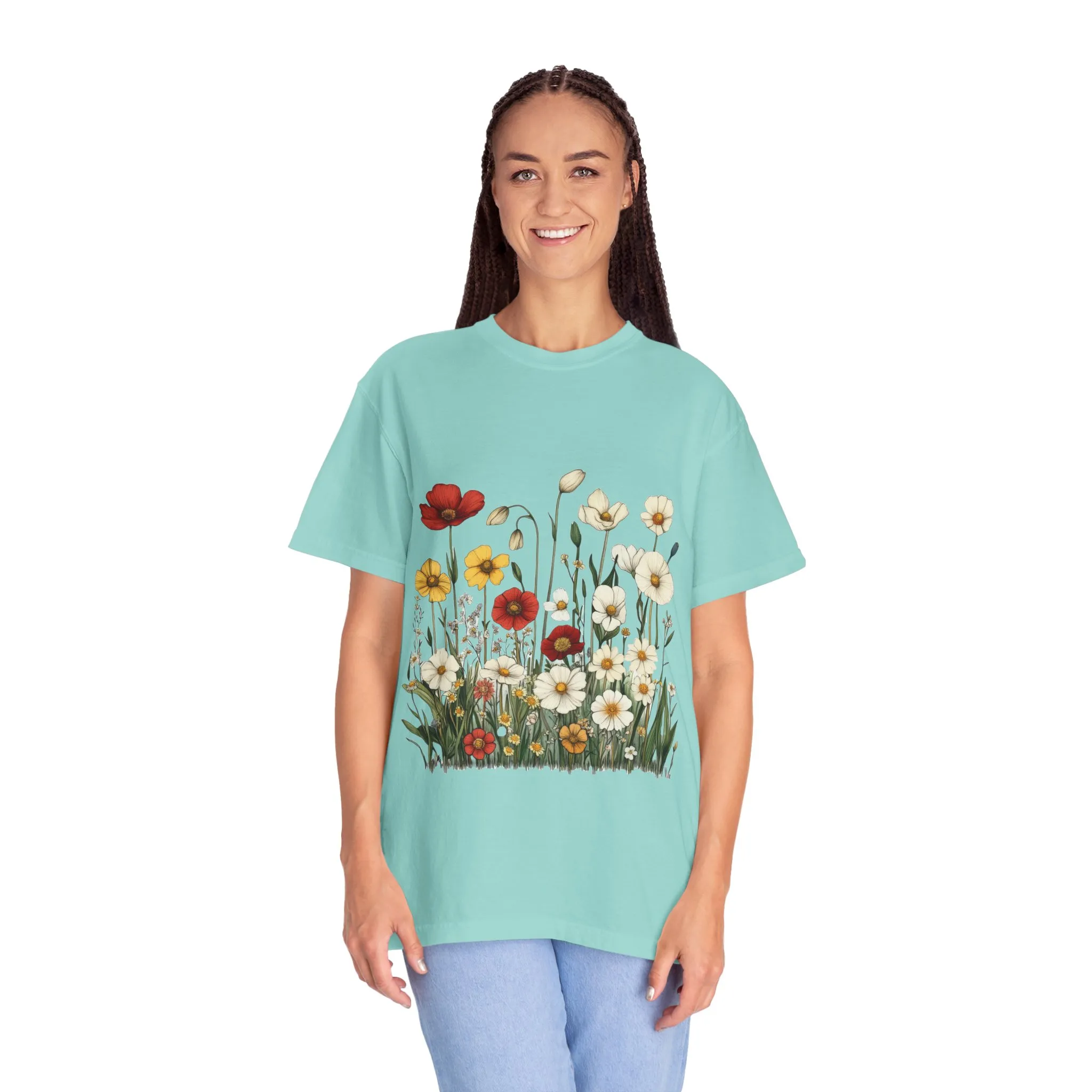 Floral Garden Unisex T-Shirt | Eco-Friendly, Casual Style for Spring & Summer - Image 18