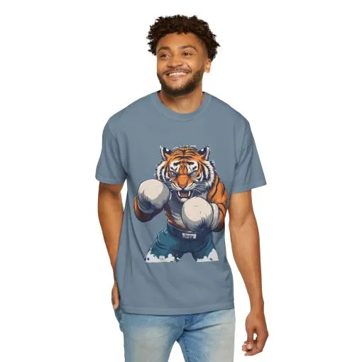 Fierce Tiger Graphic Unisex T-Shirt - Bold Boxing Design - Image 4