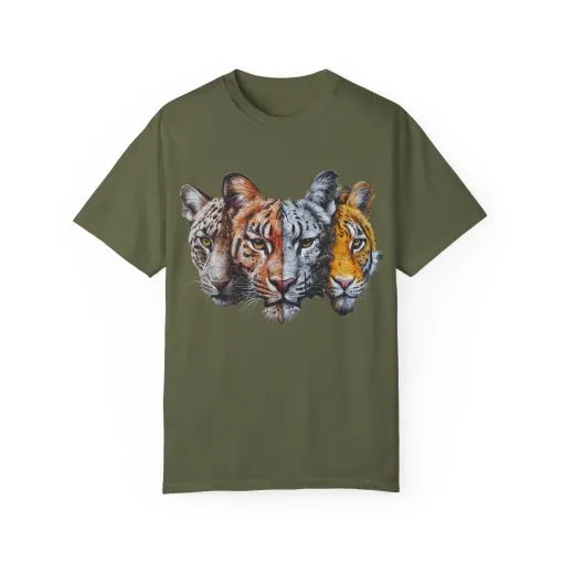 Wildlife Fusion Unisex Garment-Dyed T-Shirt - Image 21