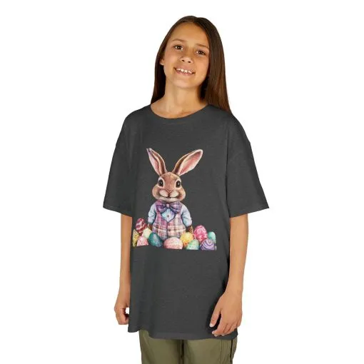 Easter Bunny Kids Heavy Cotton™ Tee - Cute Easter Celebration Shirt