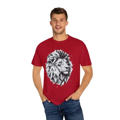 Geometric Lion Unisex T-shirt - Bold, Artistic Design for Animal Lovers - Image 31