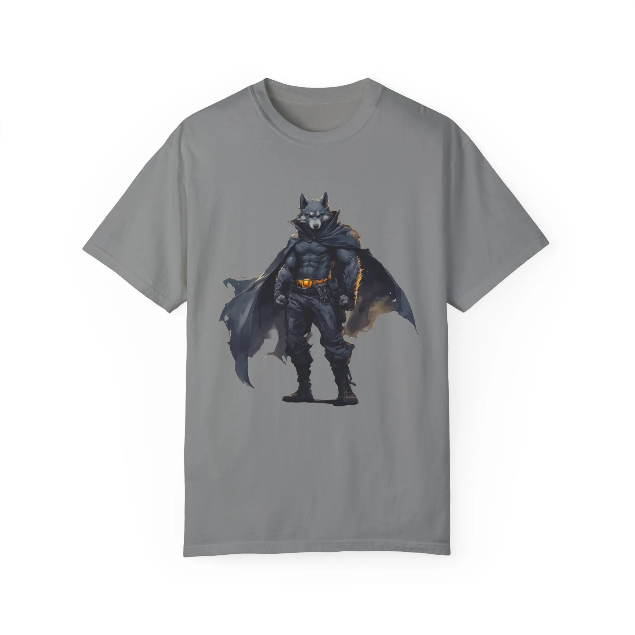 Heroic Wolf T-Shirt | Unisex Garment-Dyed Tee for Animal Lovers & Comic Fans - Image 29