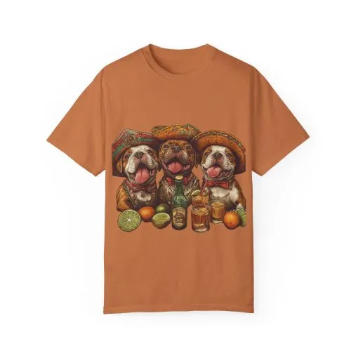 Funny Pug Party T-Shirt - Unisex Garment-Dyed Tee for Dog Lovers - Image 13