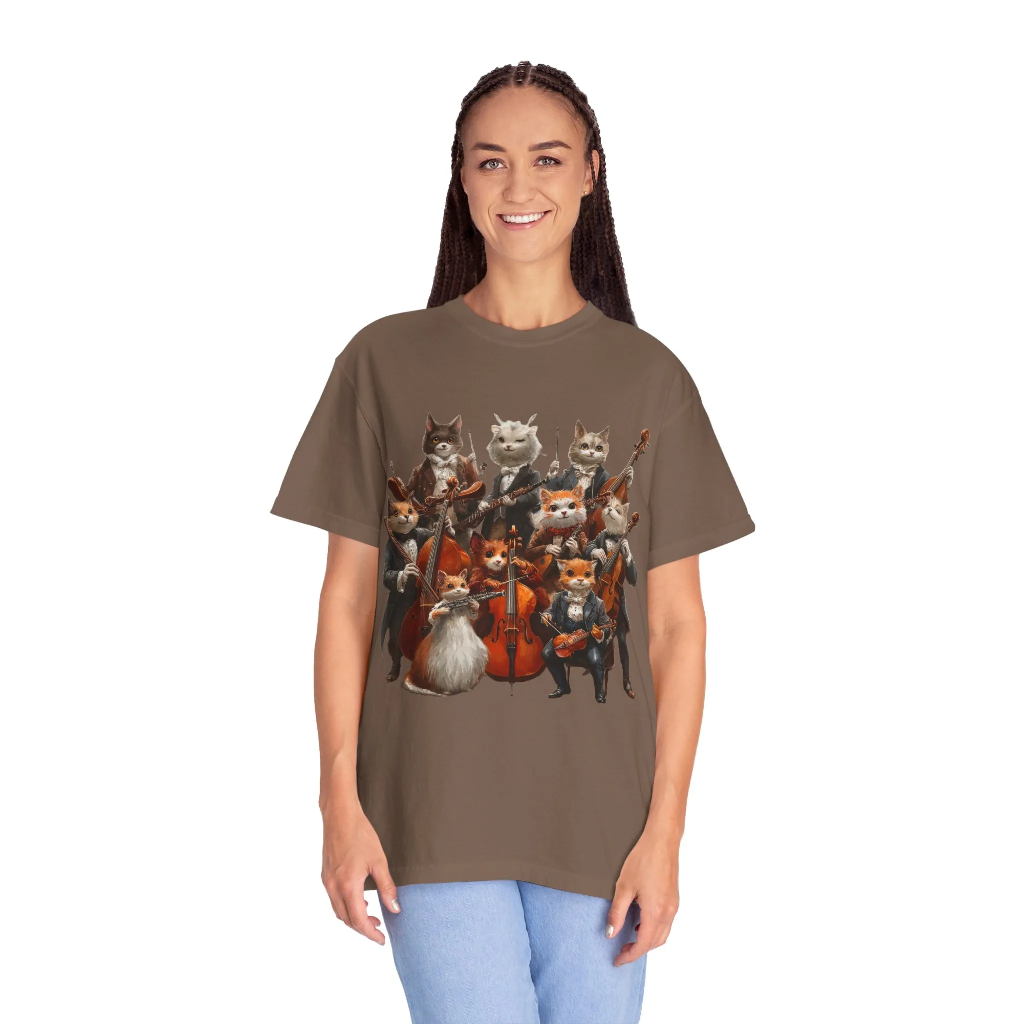 Whimsical Cat Orchestra Unisex T-Shirt - Perfect Gift for Animal Lovers - Image 24