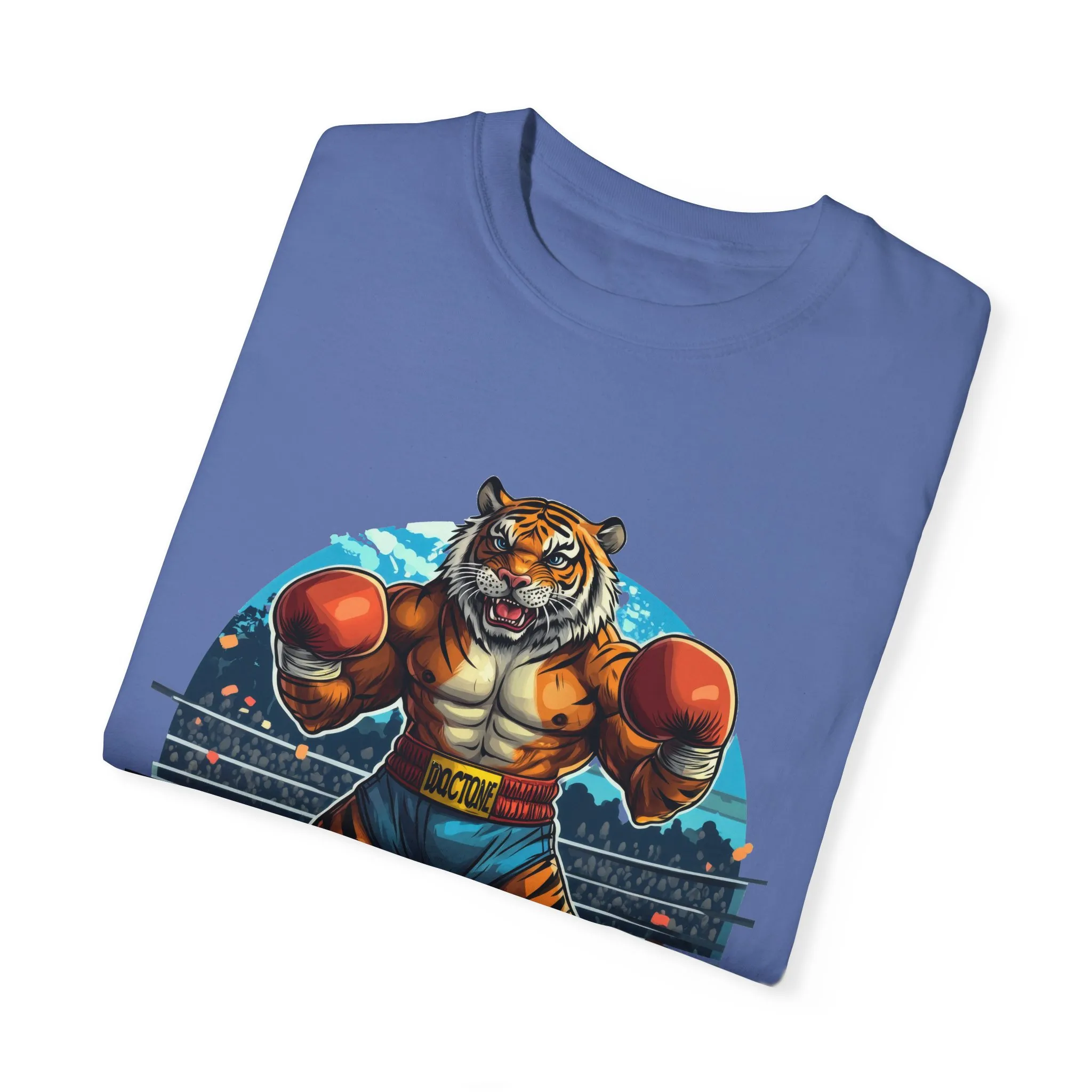 Boxing Tiger Unisex Garment-Dyed T-shirt | Sporty, Bold Graphic Tee for Animal Lovers - Image 26