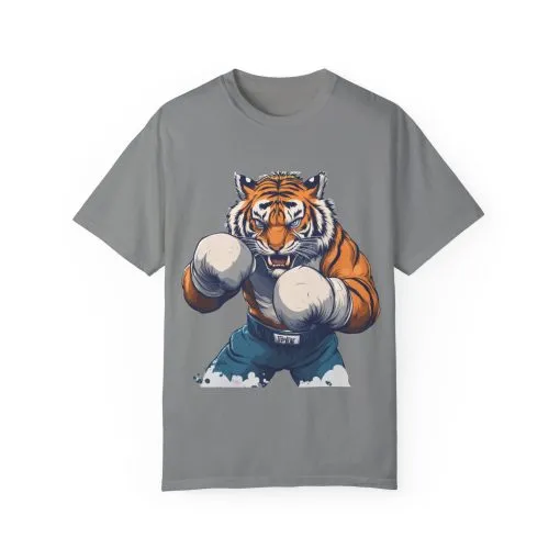 Fierce Tiger Graphic Unisex T-Shirt - Bold Boxing Design - Image 28