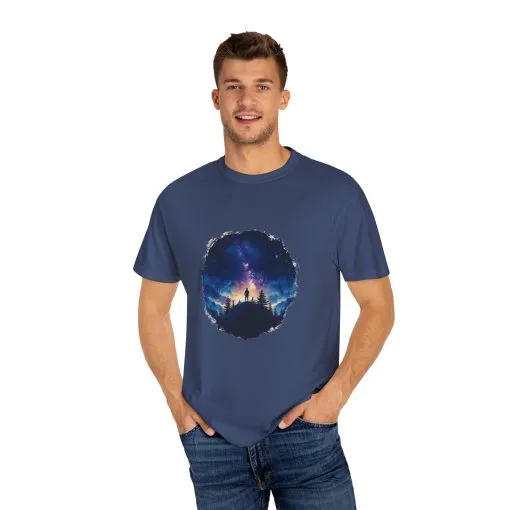 Galactic Night Unisex Garment-Dyed T-Shirt - Cosmic Adventure Tee - Image 19