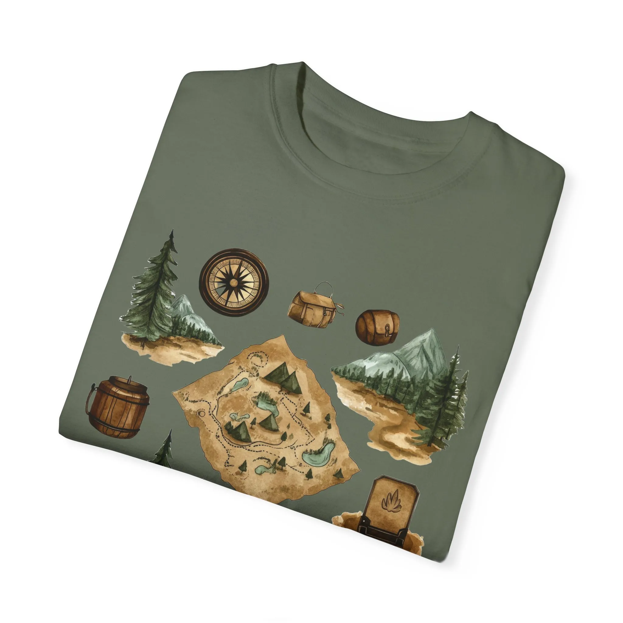 Adventure Awaits Unisex Garment-Dyed T-Shirt – Perfect for Nature Lovers and Camping Enthusiasts - Image 34