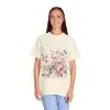 Floral Bliss Unisex Garment-Dyed T-Shirt – Perfect for Spring Celebrations and Everyday Wear