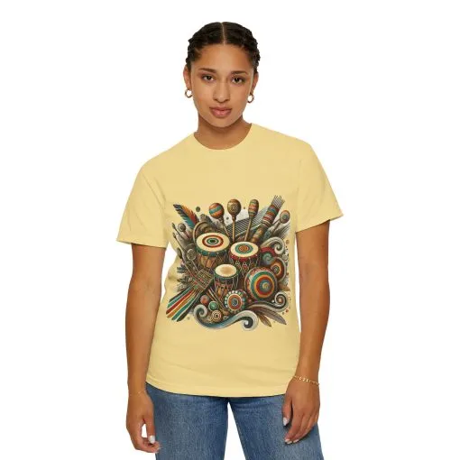 Colorful Bohemian Music Festival T-Shirt - Image 32