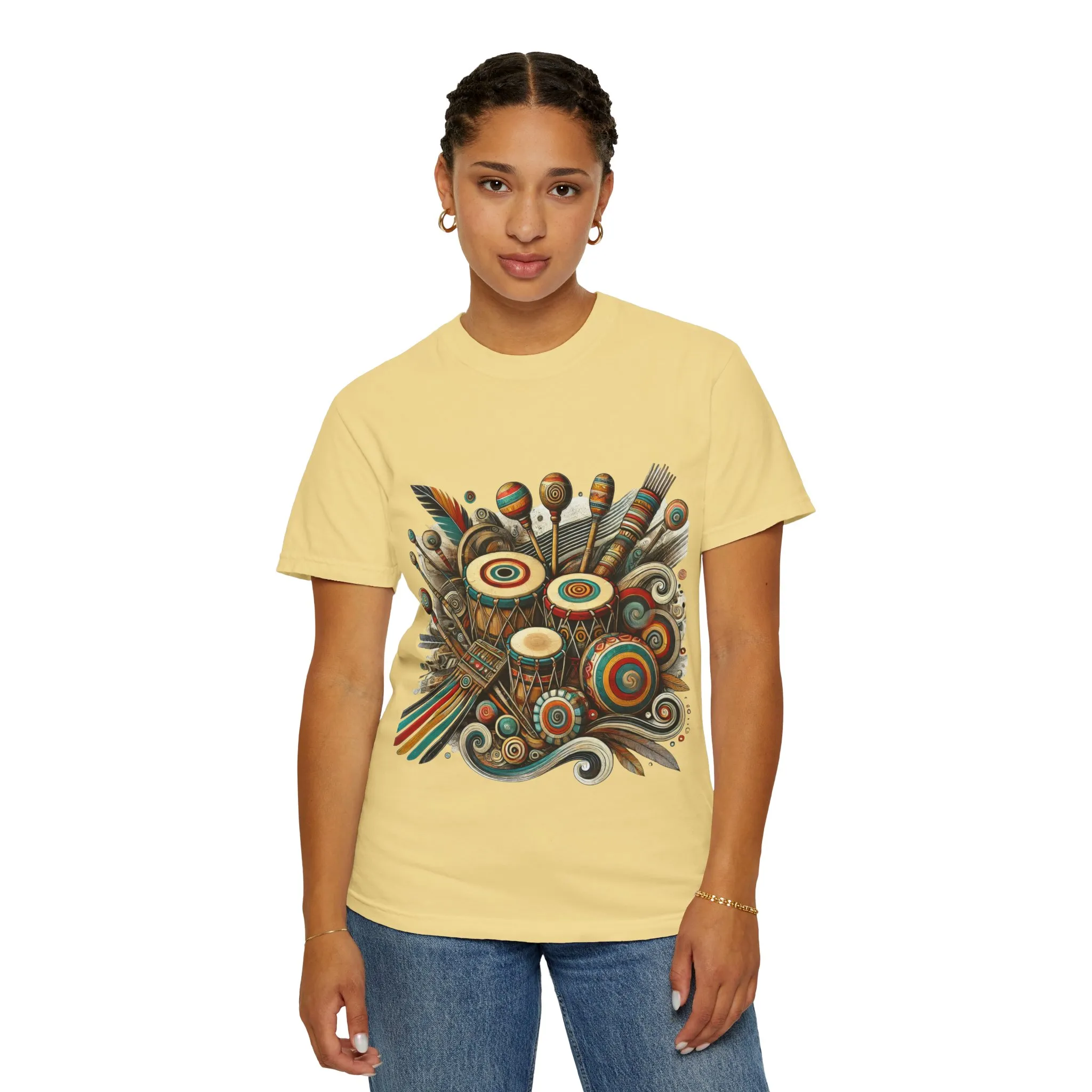 Colorful Bohemian Music Festival T-Shirt - Image 32