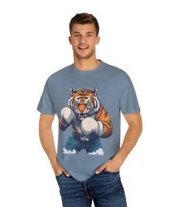 Fierce Tiger Graphic Unisex T-Shirt - Bold Boxing Design