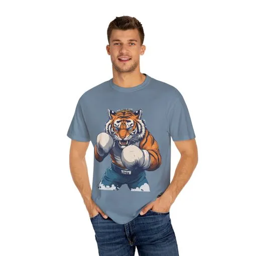 Fierce Tiger Graphic Unisex T-Shirt - Bold Boxing Design