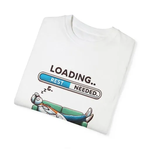Loading Rest Needed Unisex Garment-Dyed T-Shirt - Image 2