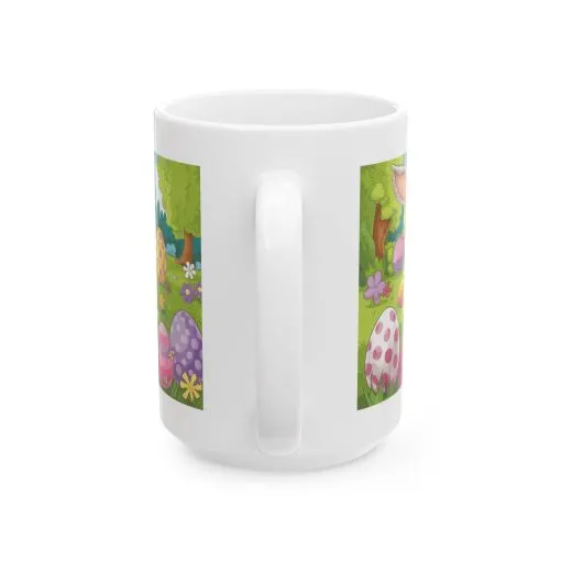 Easter Bunny Ceramic Mug - Colorful Spring Design for Holiday Celebrations - Image 6