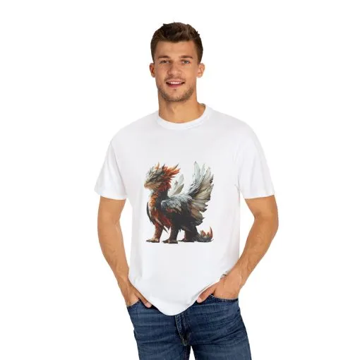 Mythical Creature Unisex Garment-Dyed T-Shirt - Perfect for Fantasy Lovers - Image 7