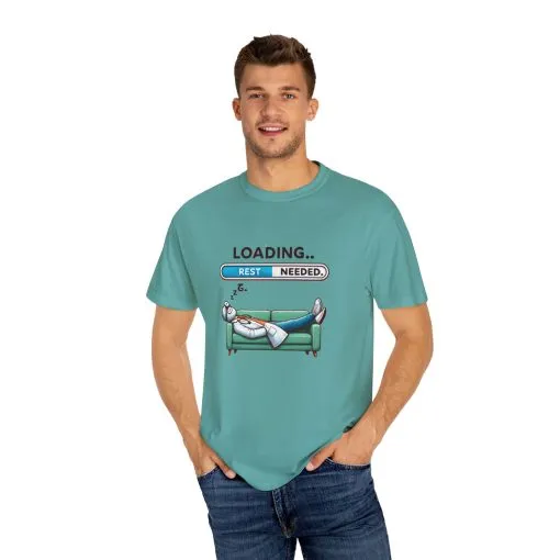 Loading Rest Needed Unisex Garment-Dyed T-Shirt - Image 23