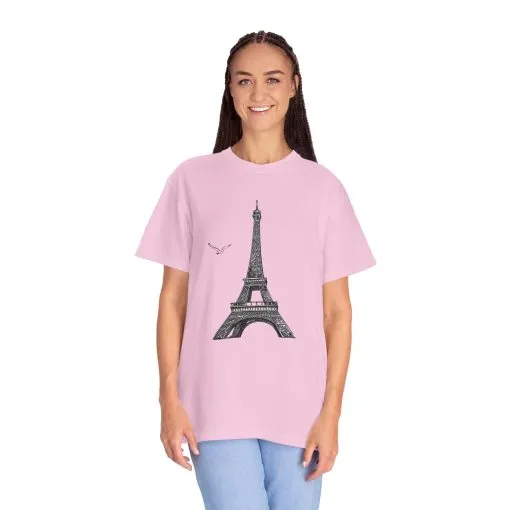 Eiffel Tower Graphic Unisex T-Shirt - Parisian Style Tee - Image 36