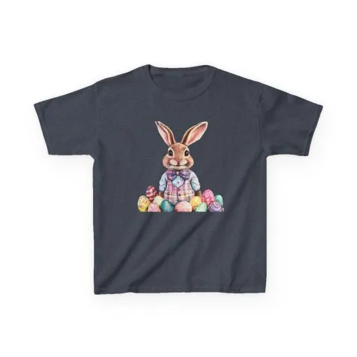 Easter Bunny Kids Heavy Cotton™ Tee - Cute Easter Celebration Shirt - Image 22