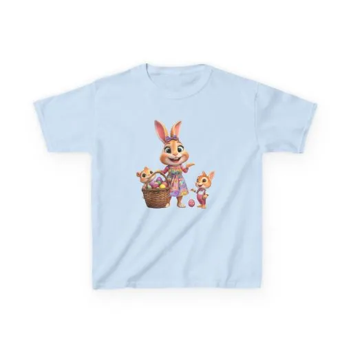 Easter Bunny Kids Tee - Fun and Colorful Heavy Cotton™ Shirt for Spring Celebrations - Image 16