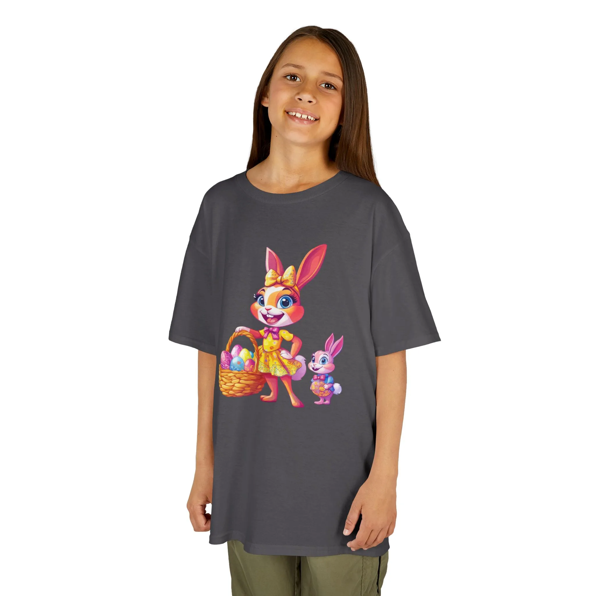 Easter Bunny Kids Tee - Cute Cotton T-Shirt for Spring Celebrations - Image 21