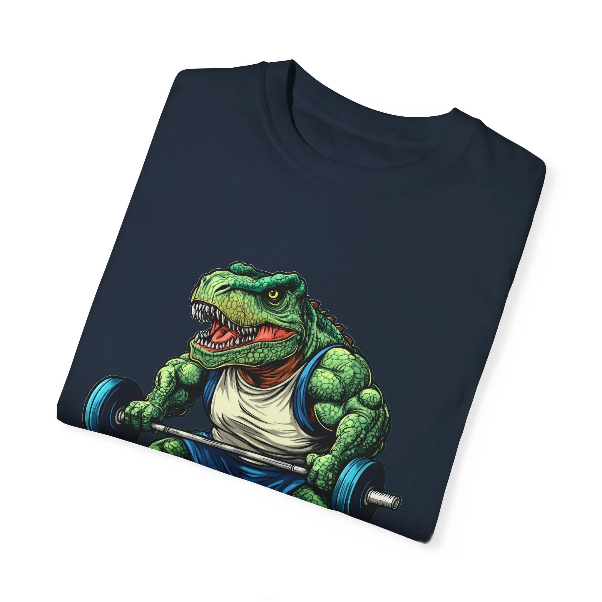 Gym Dinosaur Unisex Garment-Dyed T-Shirt - Fitness Tee for Workout Enthusiasts - Image 43