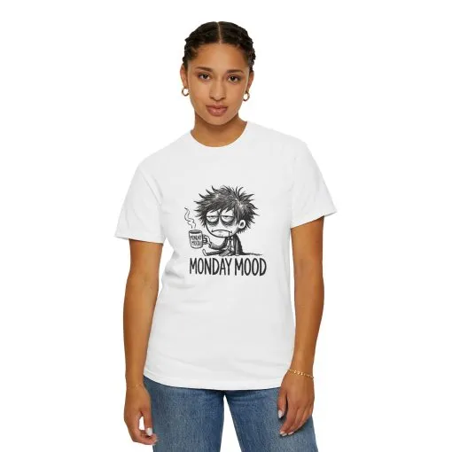 Unisex 'Monday Mood' Garment-Dyed T-Shirt - Perfect for Casual Days - Image 4