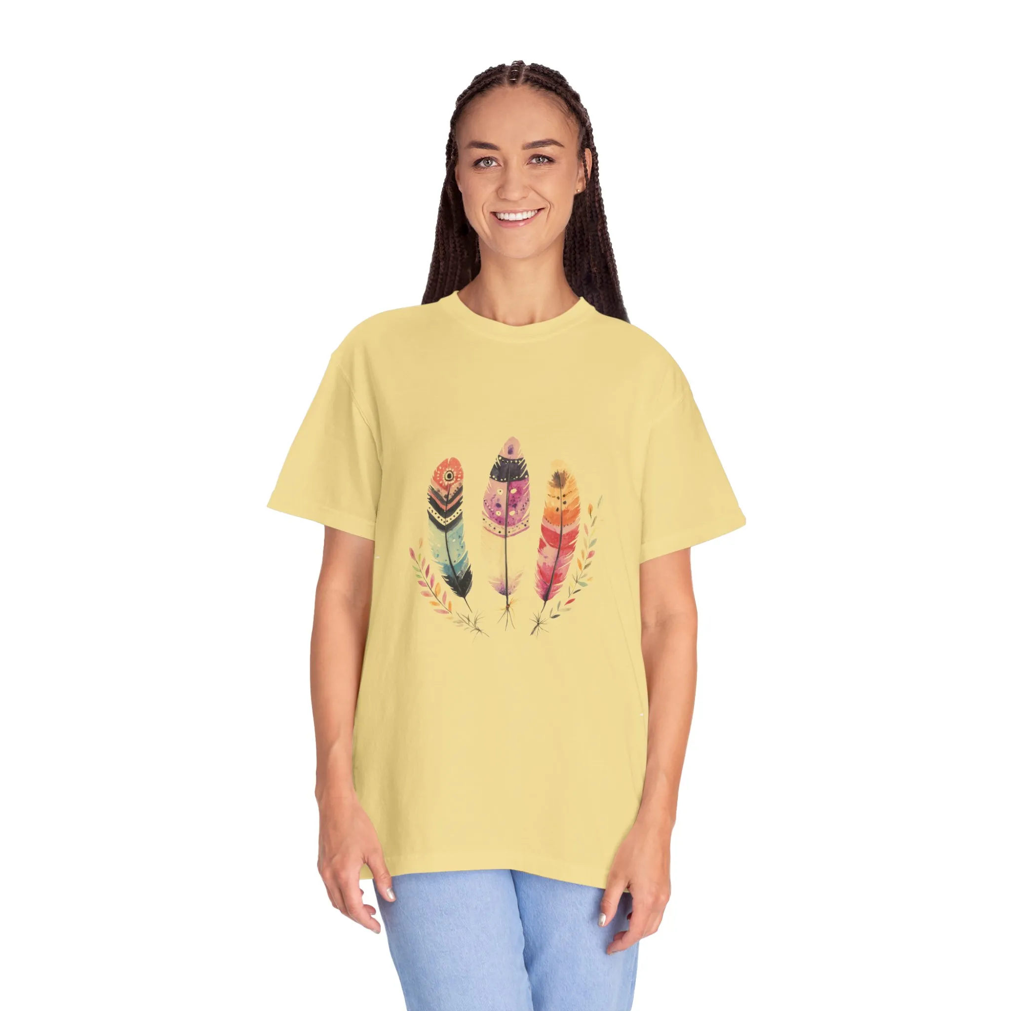 Boho Feather Graphic Unisex T-Shirt - Perfect for Nature Lovers & Casual Outfits - Image 18