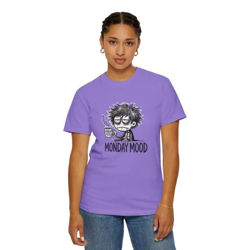 Unisex 'Monday Mood' Garment-Dyed T-Shirt - Perfect for Casual Days - Image 47