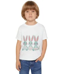 Cute Bunny Toddler T-Shirt for Easter Celebrations