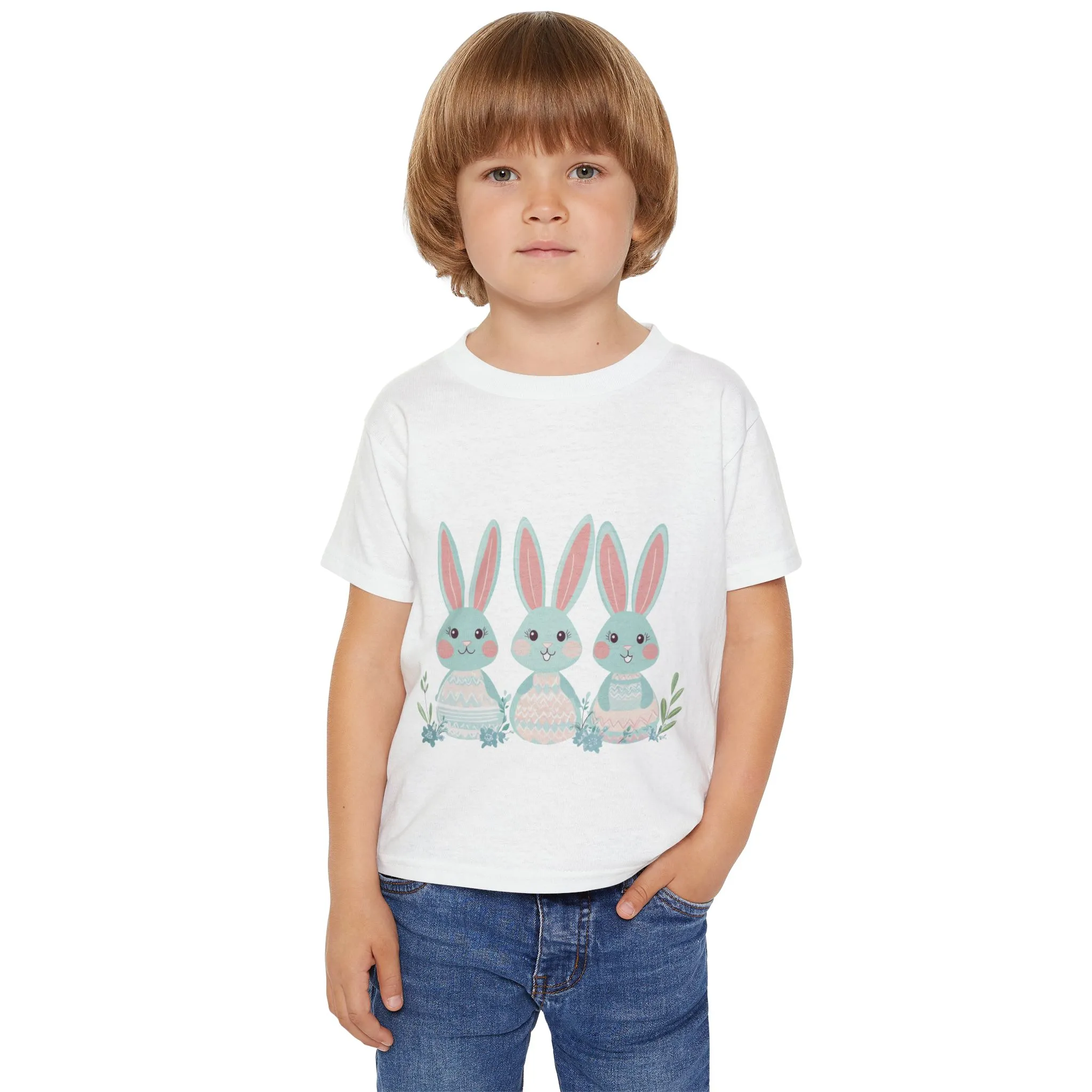 Cute Bunny Toddler T-Shirt for Easter Celebrations