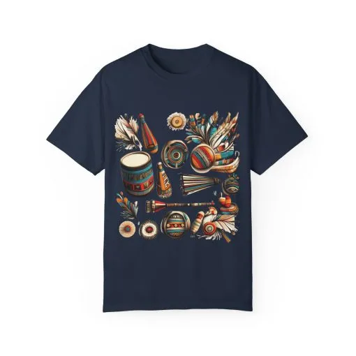 Unisex Garment-Dyed T-Shirt with Vibrant Musical Design | Perfect for Music Lovers & Festivals - Image 49